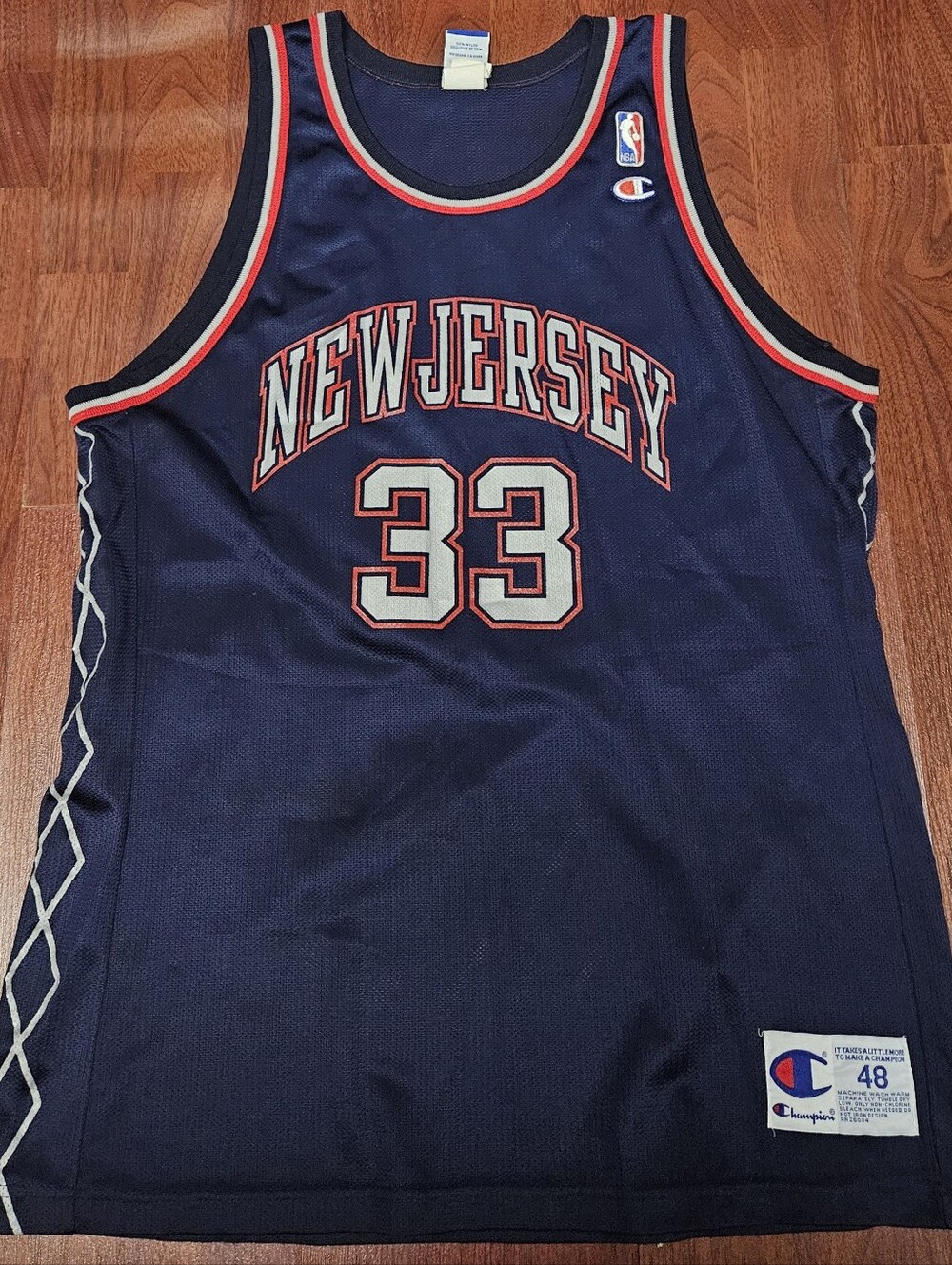 Champion New Jersey Nets Stephon Marbury Jersey 33